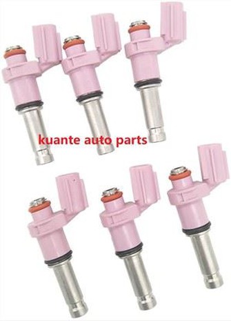 6pcs 23209-31070 23250-31070 fj786 enjektè gaz pou Lexus GS350 se 350 3. 5L V 6 2007-2013